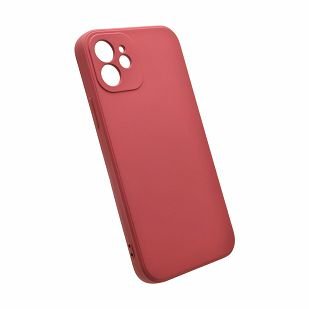MASKICA +CLASS SILICONE EDGE APPLE IPHONE 12 BORDO