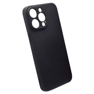 MASKICA +CLASS SILICONE EDGE IPHONE 14 PRO CRNA