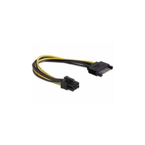 Adapter DELOCK, 15-pin SATA na 6-pin PCI-E, za VGA