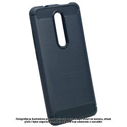MASKICA +CLASS TPU KARBON MAT ZA XIAOMI REDMI NOTE 9 PLAVA