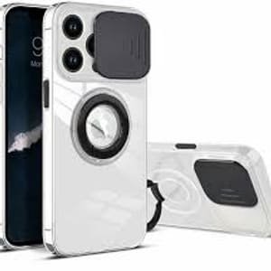 MM TPU IPHONE 13 PRO MAX 6.7 CLEAR CAM AND RING, 2mm black