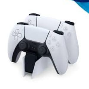STALAK ZA PS5 S DUAL DOCK PUNJAČEM ZA PS5 KONTROLERE CRNI