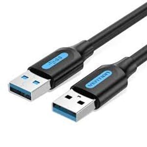USB KABEL MUŠKI NA USB MUŠKI 3.0 VENTION 3m PVC CRNI