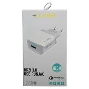 KUĆNI PUNJAČ XO CE30 30W USB+TIP C FAST + KABEL TIP C BIJELI